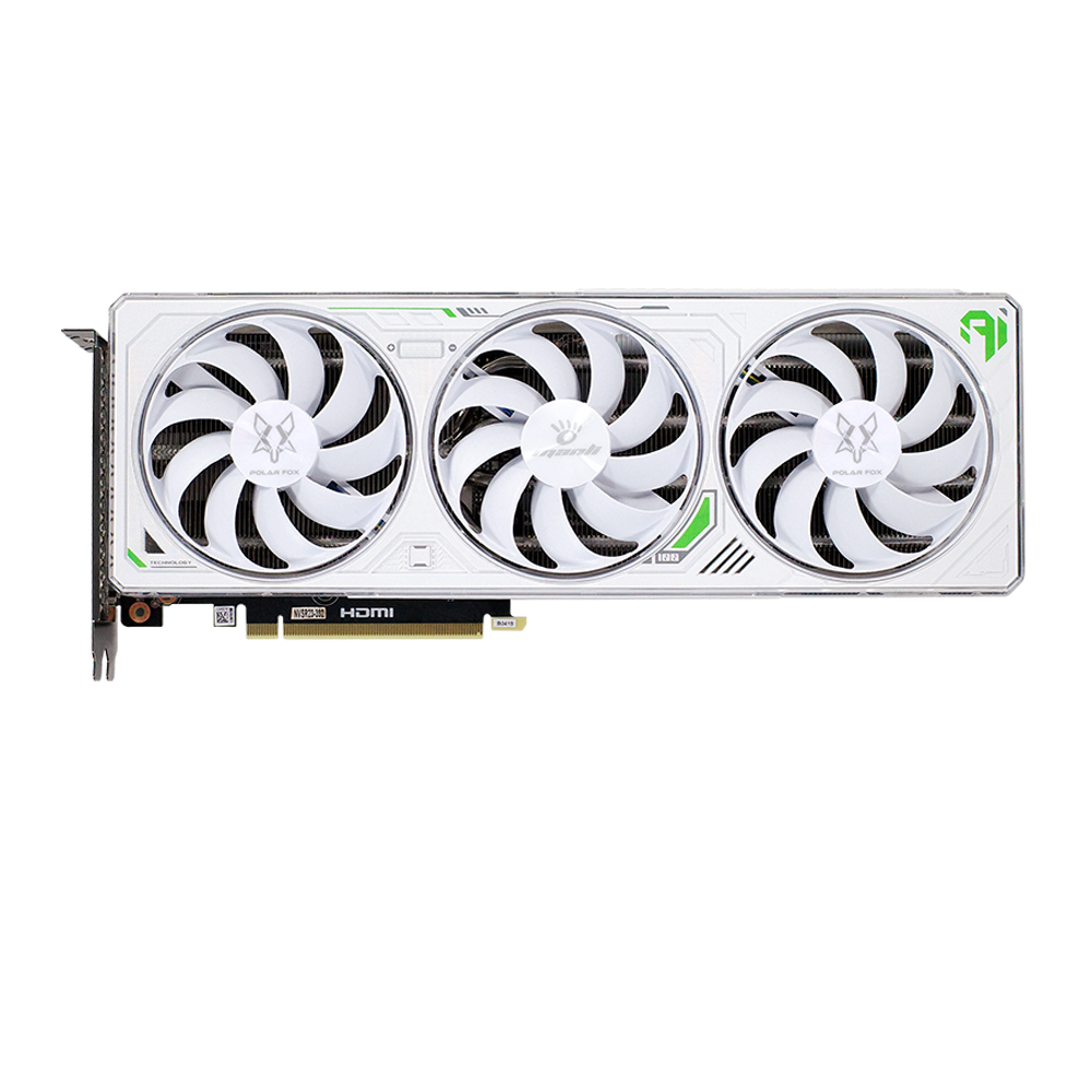 MANLI 지포스 RTX 4070 Ti SUPER Polar Fox D6X 16GB White 인텍앤컴퍼니_이미지