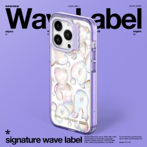 바이인터내셔널 어프어프 아이폰12 미니 FACO BUBBLE WORLD-PURPLE 웨이브라벨 케이스