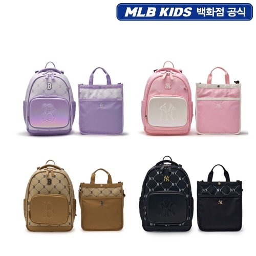MLB키즈 뉴럭스 모노그램 책가방 세트 (7ABKMD25N)