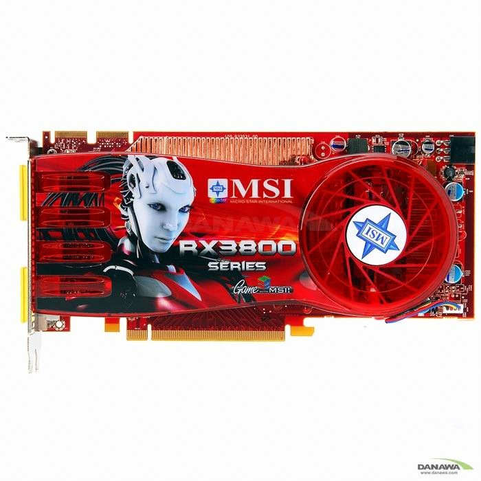 MSI �󵥿� HD 3870 RX3870-T2D512E OC DDR4 512MB MSP