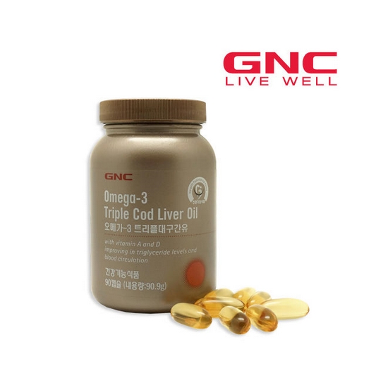 GNC 오메가3 트리플대구간유 90캡슐 (1개)