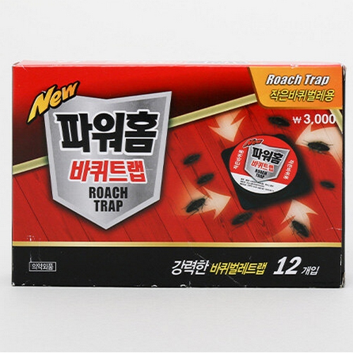 다이소 ㅤ파워홈 바퀴트랩 소 12개입 (1개)_이미지