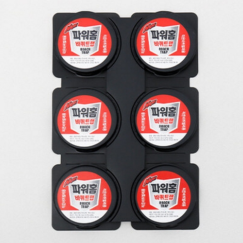 다이소 ㅤ파워홈 바퀴트랩 소 12개입 (1개)_이미지