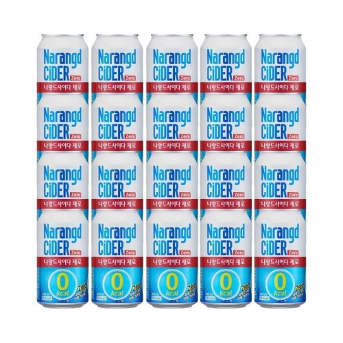 동아오츠카 나랑드 사이다 제로 345ml (20개)_이미지