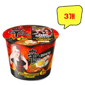 농심 신라면 제페토 큰사발 117g [3개]