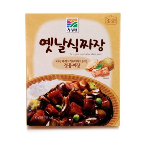 대상 청정원 옛날식 짜장 180g (1개)_이미지