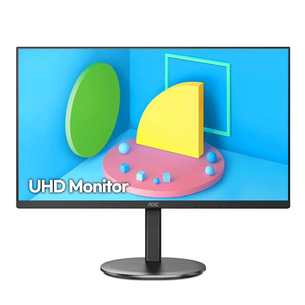 알파스캔 AOC U27V 4K UHD 높낮이 시력보호 무결점_이미지