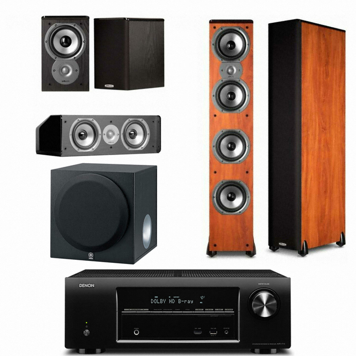 폴크오디오 TSi500 5.1채널 + 데논 AV리시버 (AVR-1713, YST-SW012)_이미지