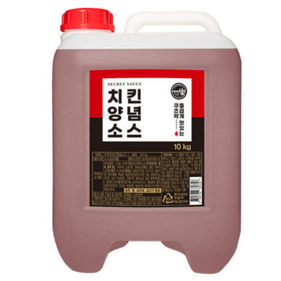 와이앤비푸드 쿠즈락 치킨 양념소스 10kg (5개)