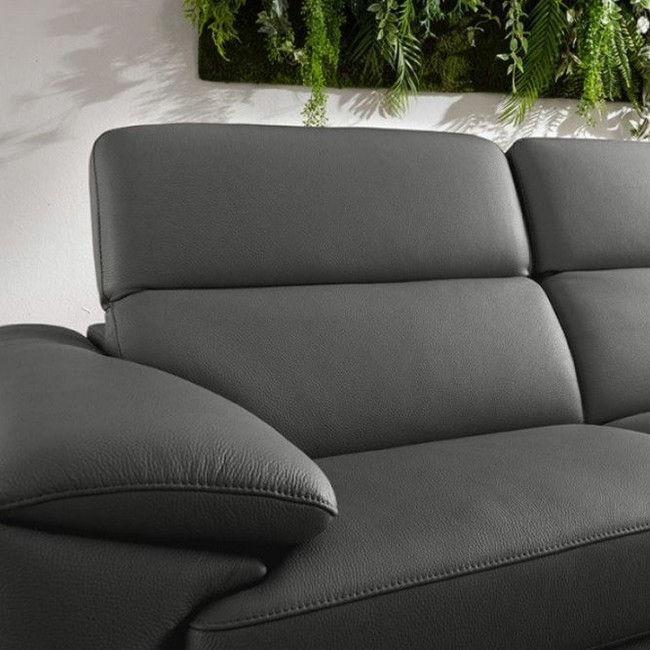 자코모 라미에르 Ⅱ 기능성 비텔로 슈렁큰 천연통가죽 소파 3.5인용 (스툴포함)_이미지