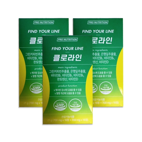 노바렉스 프로뉴트리션 클로라인 30정 (3개)