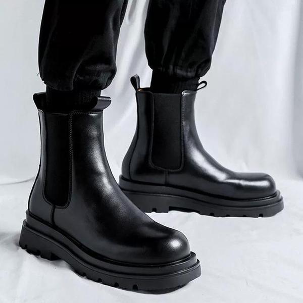 셀러허브 더블디 남성 미들 데일리 통굽 캐주얼 첼시부츠 ZG-YZ66 S45328487