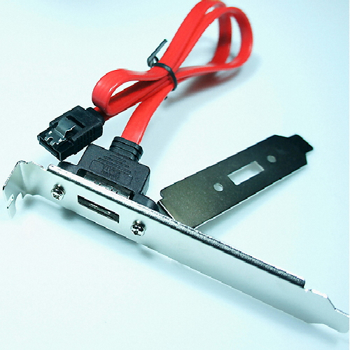CABLEMATE [CH315]SATA to eSATA 1포트/LP 변환 외장브라켓 (0.45m)_이미지