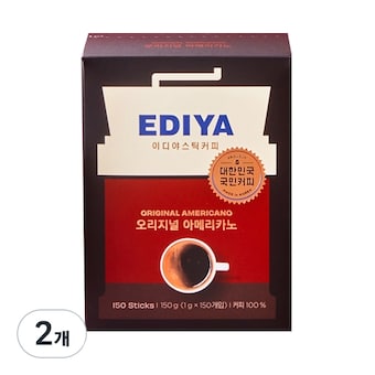 <b>이디야</b> 오리지널 아메리카노 원두커피스틱 1g 150개입
