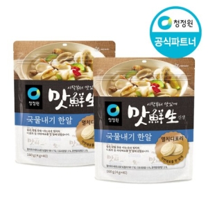  청정원 맛선생 멸치디포리 국물내기한알 160g(4gx40입) [2개]