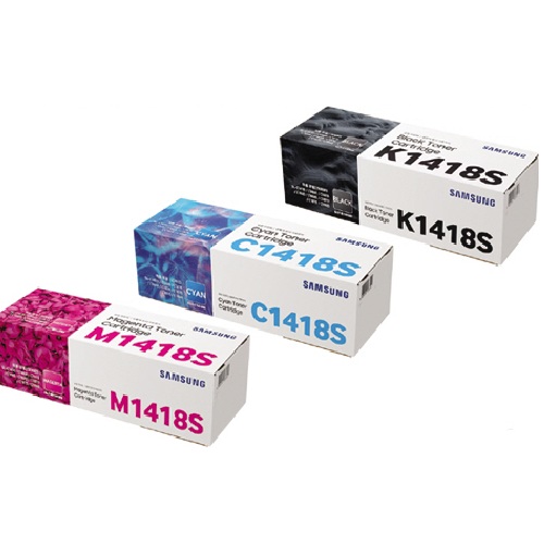 삼성전자 정품 CLT-K1418S, CLT-C1418S, CLT-M1418S 3색 세트