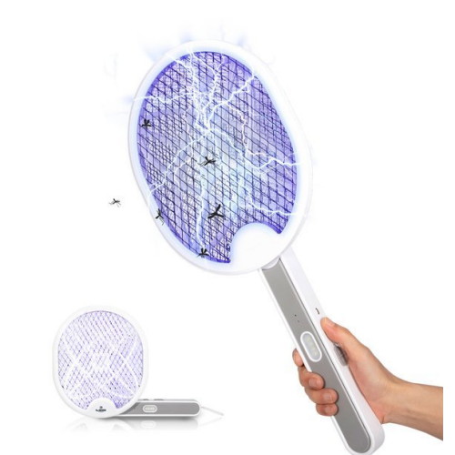 해충퇴치용 듀얼 무선 라켓 M2-BK600 그레이 22 48 cm