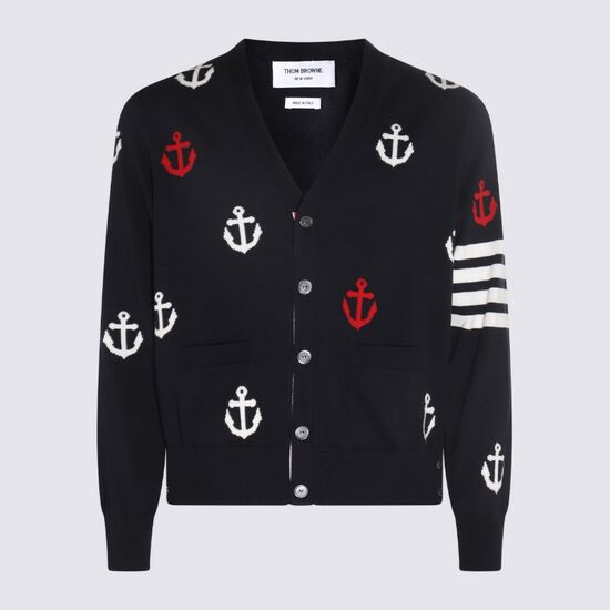 톰브라운 가디건 MKC467A Y3007 (415, 네이비)