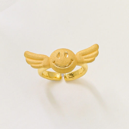 한국공인금거래소 순금 돌반지 스마일 천사 3.75g (1개)_이미지