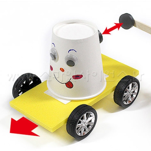 자석으로가는우드락자동차만들기