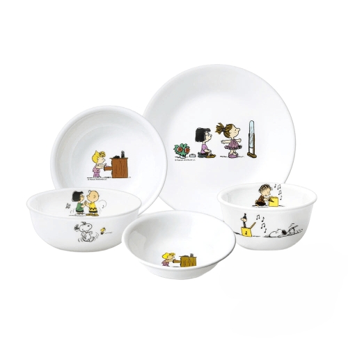 코렐 스누피더홈 1인 가성비 세트 5P