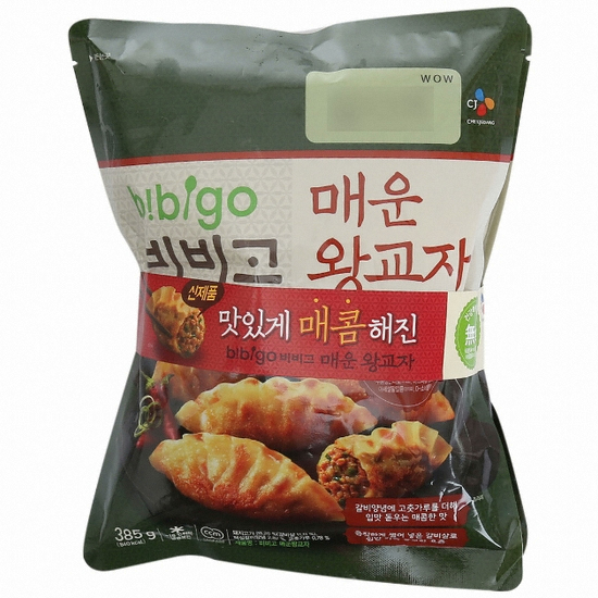 CJ제일제당 비비고 매운 왕교자 385g (6개)