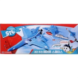 어린이 과학 교구 완구 콘덴서 비행기 3단추진 로켓