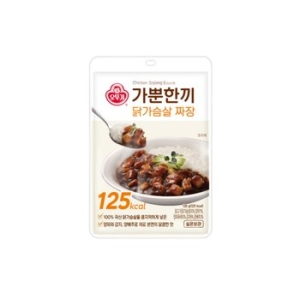 오뚜기 가뿐한끼 닭가슴살 짜장 130g (5개)_이미지