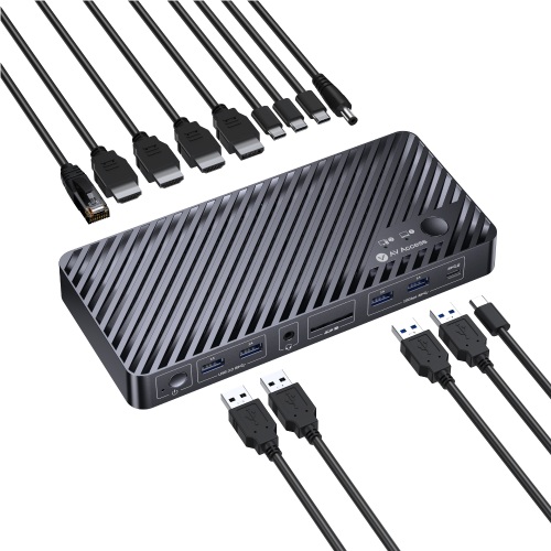 AV Access iDock M10 5포트 HDMI KVM 스위치_이미지