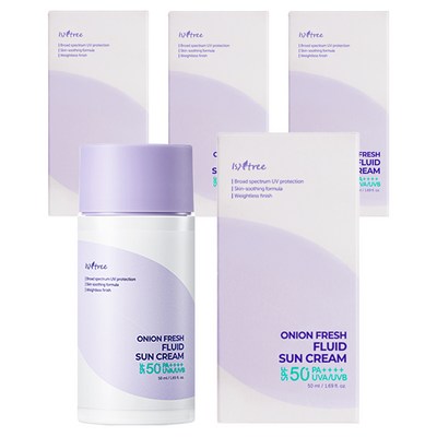이즈앤트리 어니언 프레쉬 플루이드 선 크림 50ml (4개)_이미지