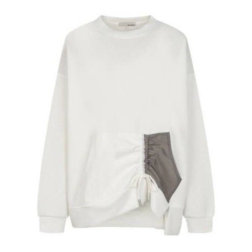 보니스팍스 라운드 우븐 배색 포켓 티셔츠 B2G15JTS060