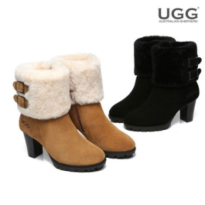 UGG 호주 에버 캔디스 여성 앵글 양털 부츠 Candice AS6002 블랙_이미지