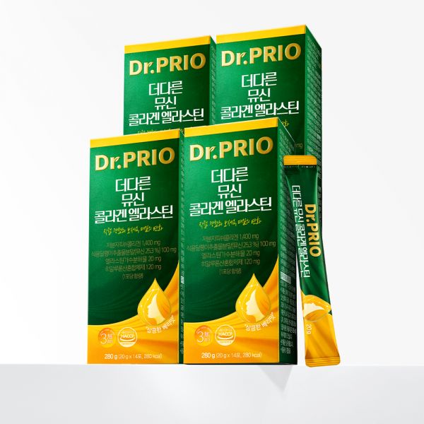 닥터프리오 더다른 뮤신 콜라겐 엘라스틴 14포 (4개)