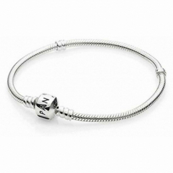 판도라 모먼트 스네이크 체인 실버 팔찌 590702HV