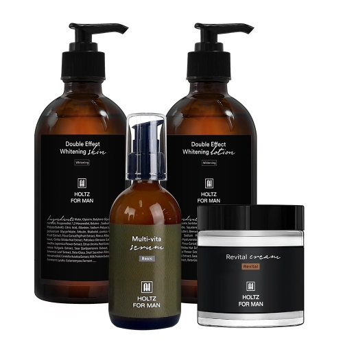 주름개선 화이트닝 스킨로션 에센스 올인원 4종 세트 아빠선물 세트 남자 화장품