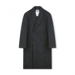아페쎄 비슬로우 더블코트 DOUBLE BREASTED A MAXI COAT MELANGE CHARCOAL 234375_이미지