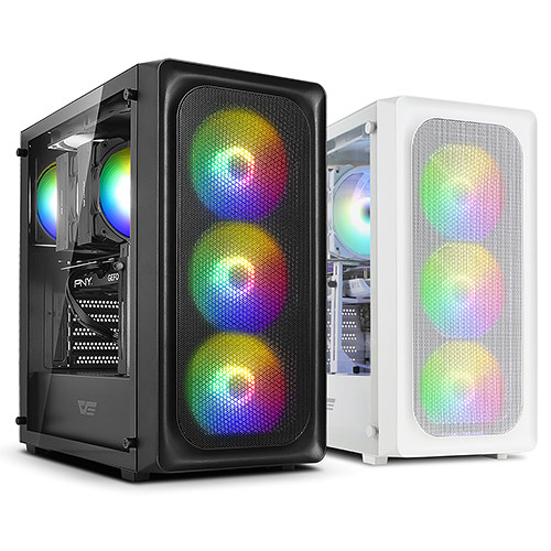 darkFlash DK290 Air MESH RGB 강화유리 (화이트)