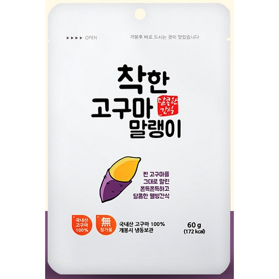착한 고구마 말랭이 60g