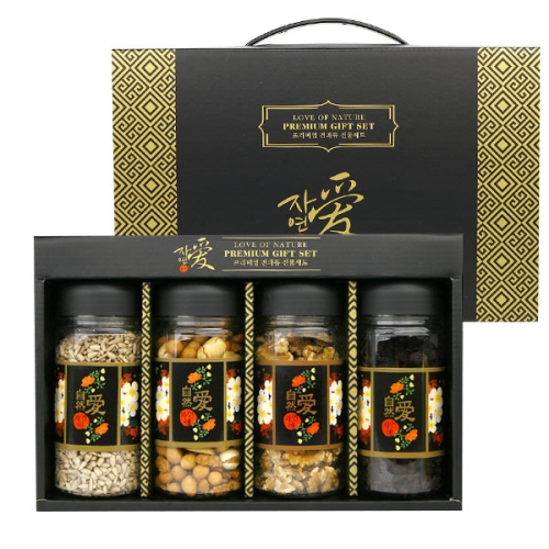 맘쿠킹 자연애 견과류 4종 선물세트 1호 710g