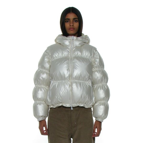 파르티멘토 ltgt PARTIMENTO WOMEN 3M 신슐레이트 2WAY 리버시블 후디드 파카_아이보리 PW-24292IV 504031_이미지