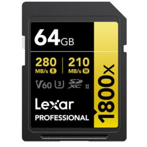 Lexar SD 골드시리즈 프로페셔널 1800X 해외구매 (128GB)