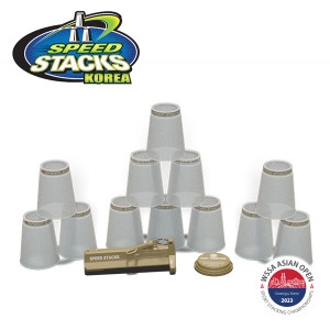 스피드스택스 프로2컵 챔피언쉽기념 프로2 클리어골드 아시안컵기념 리미티드 한정판_이미지