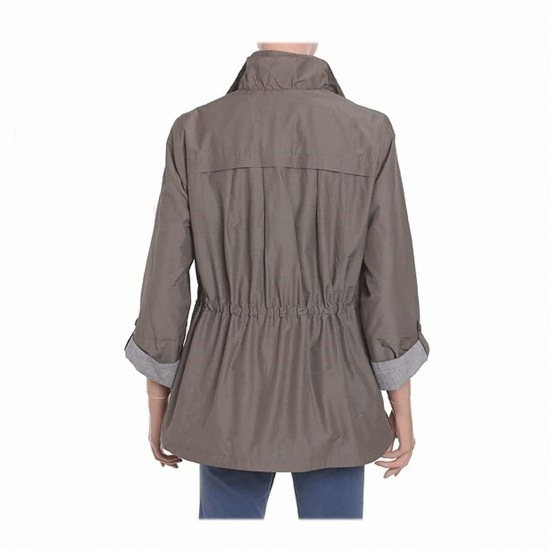 패션그룹형지 캐리스노트 카라배색스트링야상점퍼 CN5MJP800