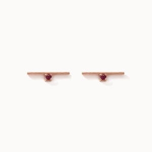 제이로렌 01M03365 실버 2월탄생석 자수정귀걸이_이미지
