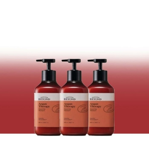 비욘드 아르간 테라피 리페어링 샴푸 500ml (3개)_이미지