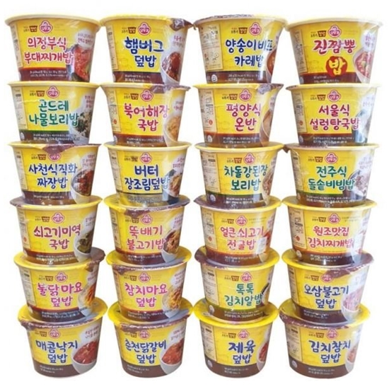 오뚜기 맛있는 오뚜기 컵밥 24종 세트 (1개)_이미지
