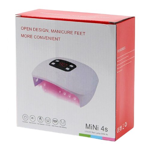 트리 LED UV 젤네일 램프 MiNi 4S (핑크)_이미지