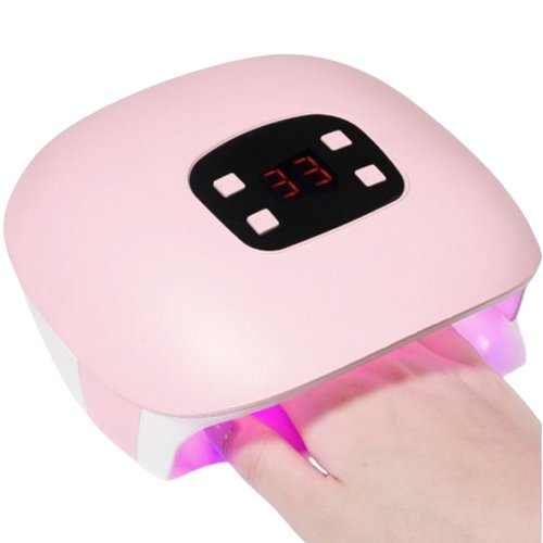 트리 LED UV 젤네일 램프 MiNi 4S (핑크)_이미지