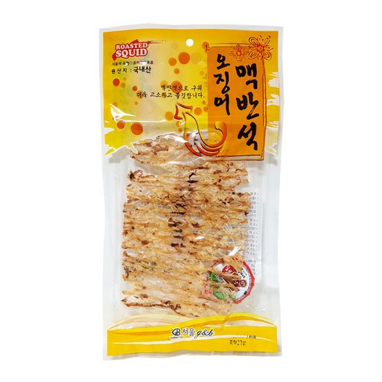 서울지앤비 맥반석 오징어 27g (1개)_이미지