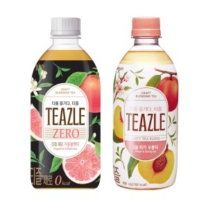 티즐 제로 블랙자몽티 + 피치우롱티 500ml 10+10개